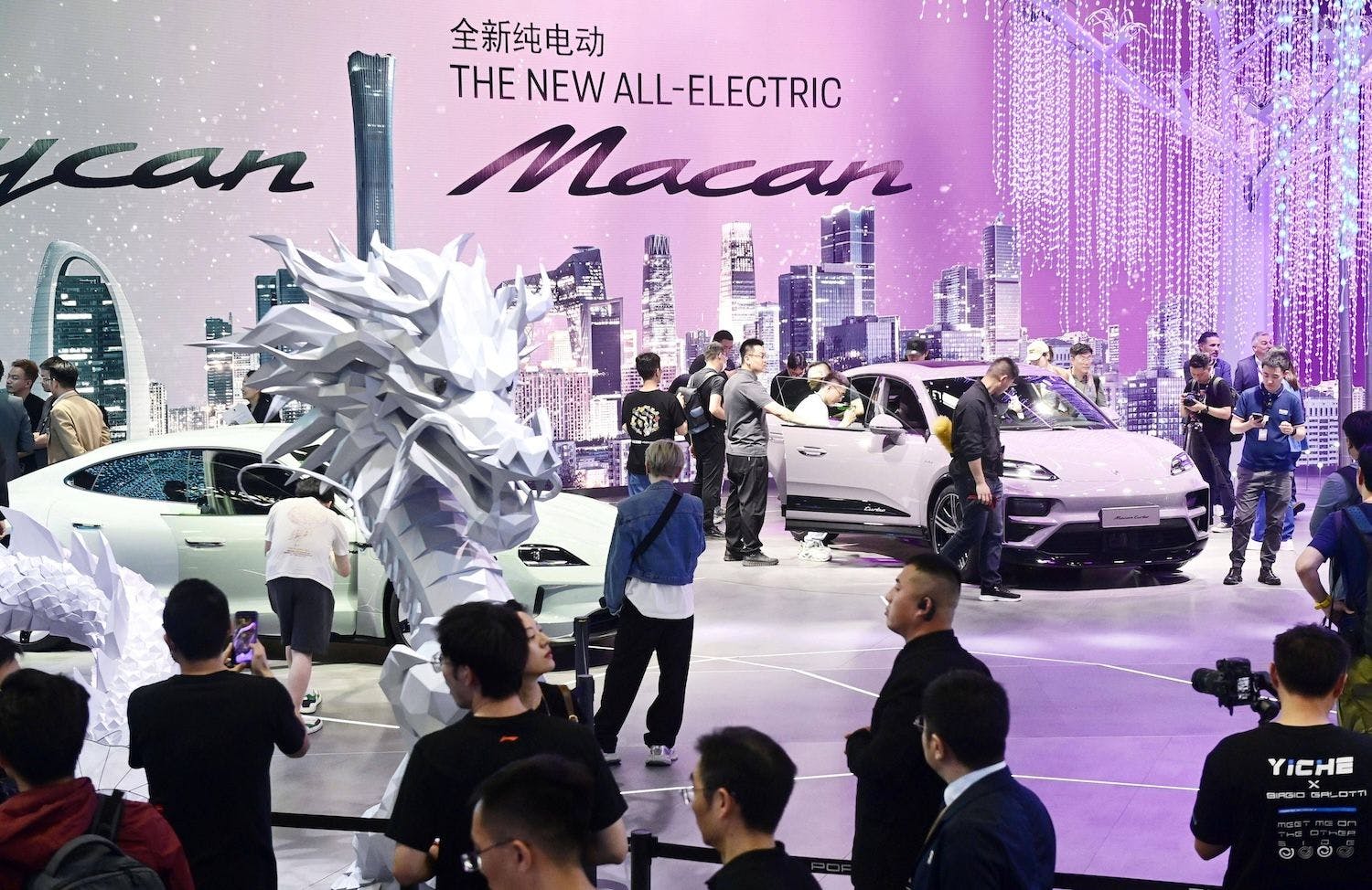 China News, Nachrichten, Aktuelles, E-Autos, chinesische Automobilhersteller, Elektroautos: Fahrzeuge werden auf der Beijing Automotive Exhibition ausgestellt