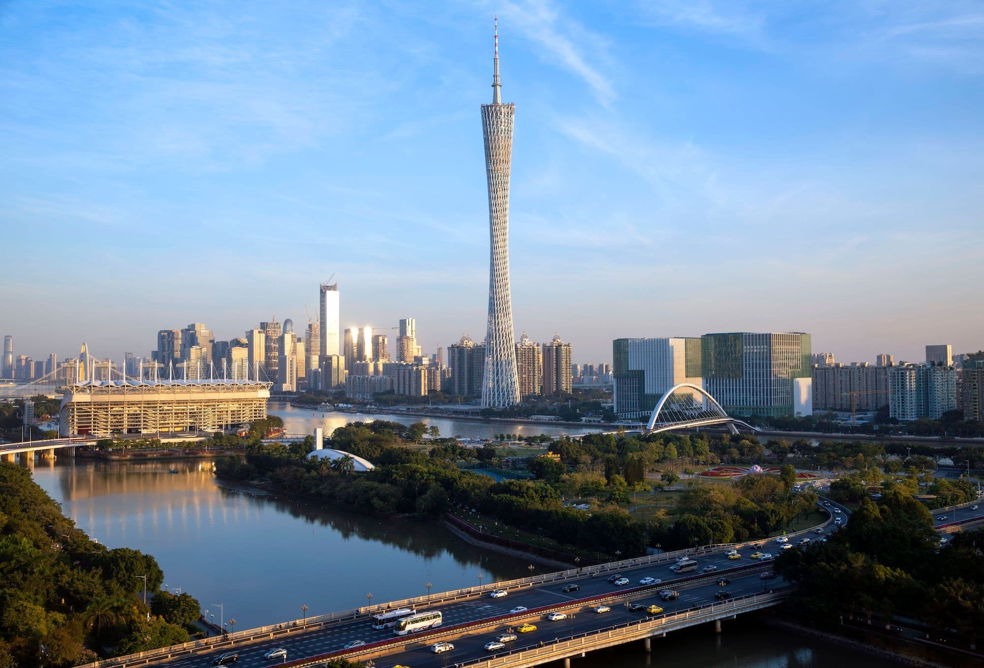 Der Canton Tower, Guangzhou, China