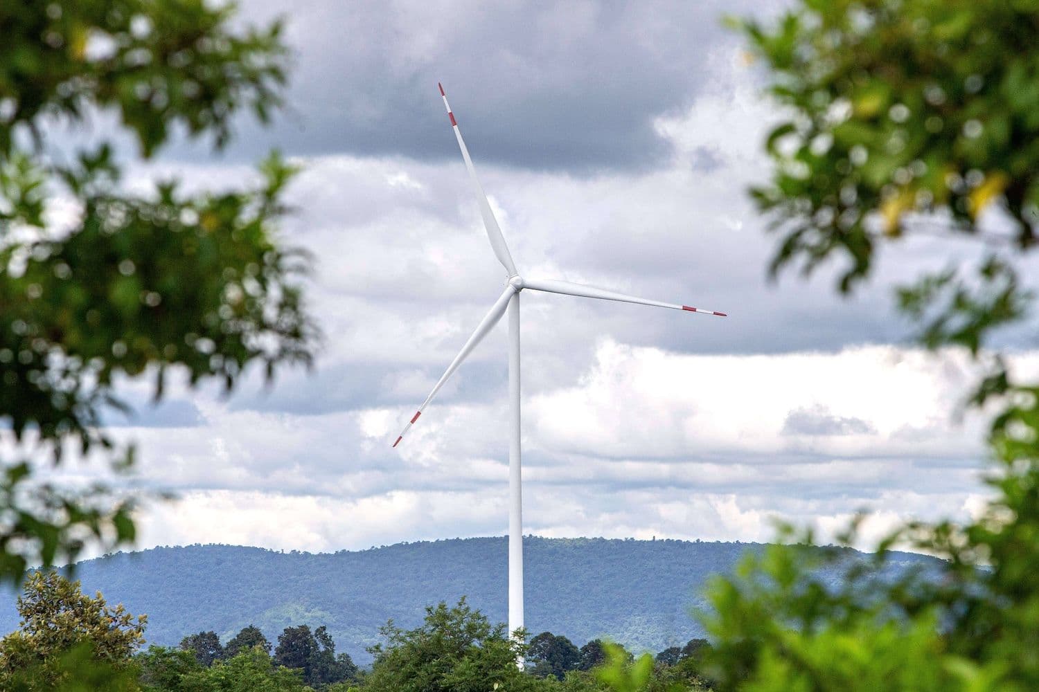 China Windkraft, Windkraft Industrie, Erneuerbare Energien, China Politik EU, Subventions-Prüfung: Dieses Foto zeigt eine Windkraftanlage von Goldwind in Chaiyaphum, Thailand. 